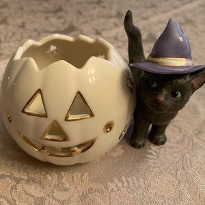 Lenox occasions Halloween cat votive